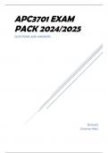 APC3701 EXAM PACK 2024/2025