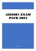 AIS2601 EXAM PACK 2024