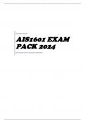 AIS1601 EXAM PACK 2024