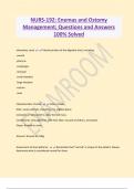 PACKAGE;;;NURS-192 BUNDLED EXAMS WITH COMPLETE SOLUTIONS 