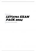 LEV3701 EXAM PACK 2024