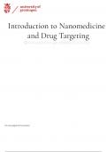 Intro. to nanomedicine and drug targeting - complete summary