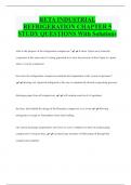 RETA INDUSTRIAL  REFRIGERATION CHAPTER 5  STUDY QUESTIONS With Solutions