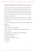 Organizational Behaviour CH-05 Questions & Answers 