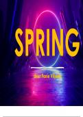 All you need to know about the book "Spring" by Fanie Viljoen with specific vocab and Q&A