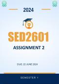 SED2601 ASSIGNMENT 2 2024