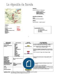 Les vins de Savoie