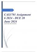 CAS3701 Assignment 6 2024 - DUE 28 June 2024