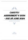 CAS3701 Assignment 6 2024 - DUE 28 June 2024