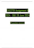 CAS3701 Assignment 6 2024