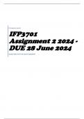 IFP3701 Assignment 2 2024 - DUE 28 June 2024