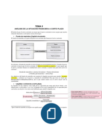 Análisis de los estados financieros: Análisis de la situación financiera a corto plazo