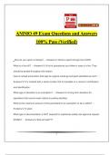 1 AMMO 49 Exam Questions and Answers 100% Pass (Verified)