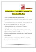 1 Ammo Handler Exam Practice Questions and Answers (100% Pass)