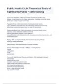 Public Health Ch.14 Theoretical Basis of Community_Public Health Nursing