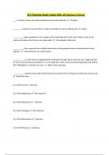 KY Pesticide Study Guide 2024 All Answers Correct