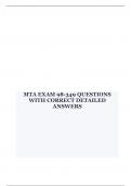 MTA EXAM 98-349 QUESTIONS WITH CORRECT DETAILED ANSWERS