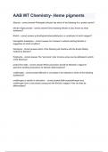 AAB MT Chemistry- Heme pigments questions and answers