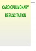 Cardiopulmonary resuscitation