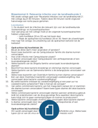 6) Relevante infecties voor de tandheelkunde 2