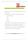 Relativity 10 RCA Exam Questions and Answers (100% Verified)