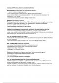 AQA A LEVEL HISTORY, Tudor History, chapter 13 to 16 summary (in Q&A) with chapter essay plans