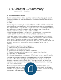 Tefl chapter 10 1-4 listening