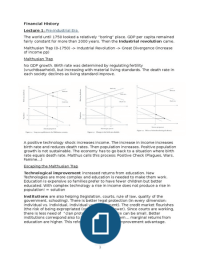 Financial History and Intermediation