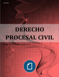 Lote asignatura completa Derecho Procesal Civil