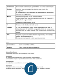 Samenvatting meten en statistieken