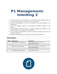 Bedrijfskunde MER 2015-2016 Management P2