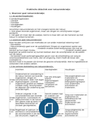 Praktische didactiek voor natuuronderwijs korter