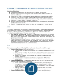 Finance and Managerial Accounting 2