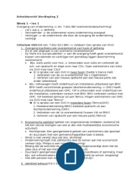 Samenvatting Arbeidsrecht Verdieping 2