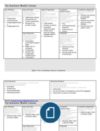 business information canvas easyjet