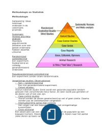 Statistiek samenvatting