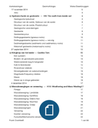 Geomorfologie [Aantekeningen]