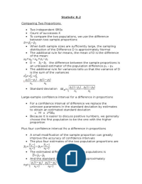 Statistics 1B