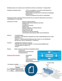 Samenvatting Business Marketing Hoofdstuk 1 t/m 7