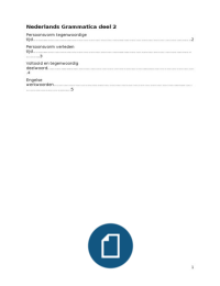 Grammatica uitleg deel 2