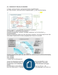 Samenvatting Economie & Beleid - ENR20306