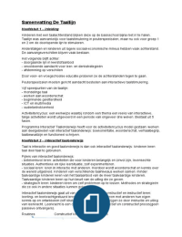 Samenvatting de taallijn interactief taalonderwijs in groep 1 en 2 hoofdstuk 1,2,3,4,5,6,8,9