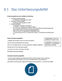 Zusammenfassung Strafrecht AT II, Delikte gg. die Person, Freiheitsdelikte, Beleidigungsdelikte, Straßenverkehrsdelikte, Brandstiftungsdelikte, Aussag