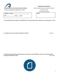 Parcial electrónica analógica