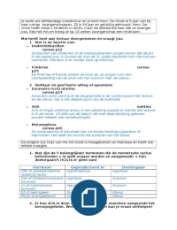 Beroepsspecifieke theorie en praktijk 1 - belangrijke zaken examen