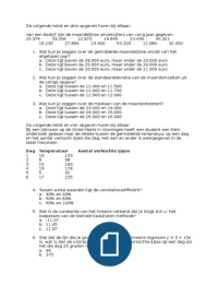 Oefententamen statistiek