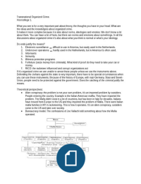 Transnational Organized Crime - colleges   artikelen