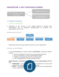 Volledige samenvatting Strategic Marketing