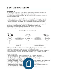 Bedrijfseconomie BK MER blok 1