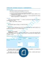 Latín Tema 1 - Fonología. Sistema vocálico y consonántico